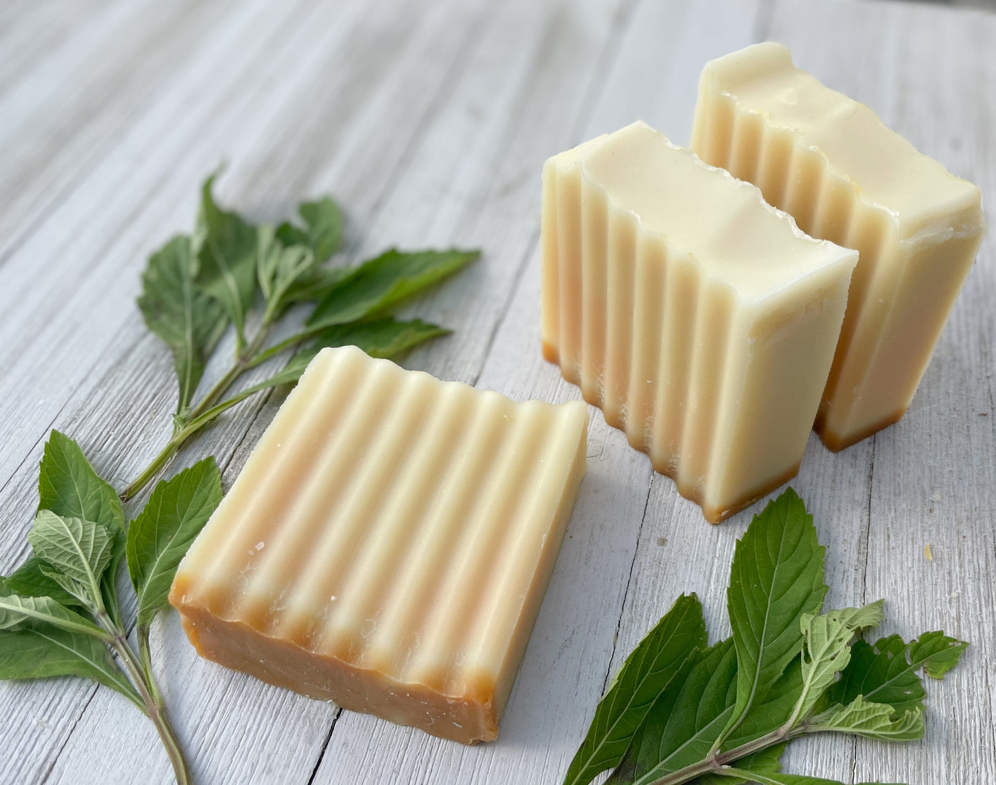 Cluster Bush Mint Handmade Soap