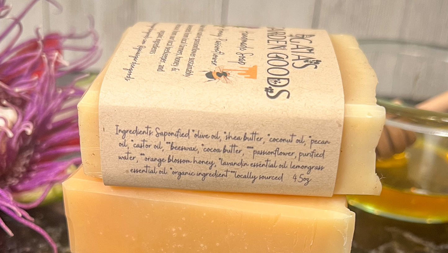 Honey Passionflower Native Plant Soap