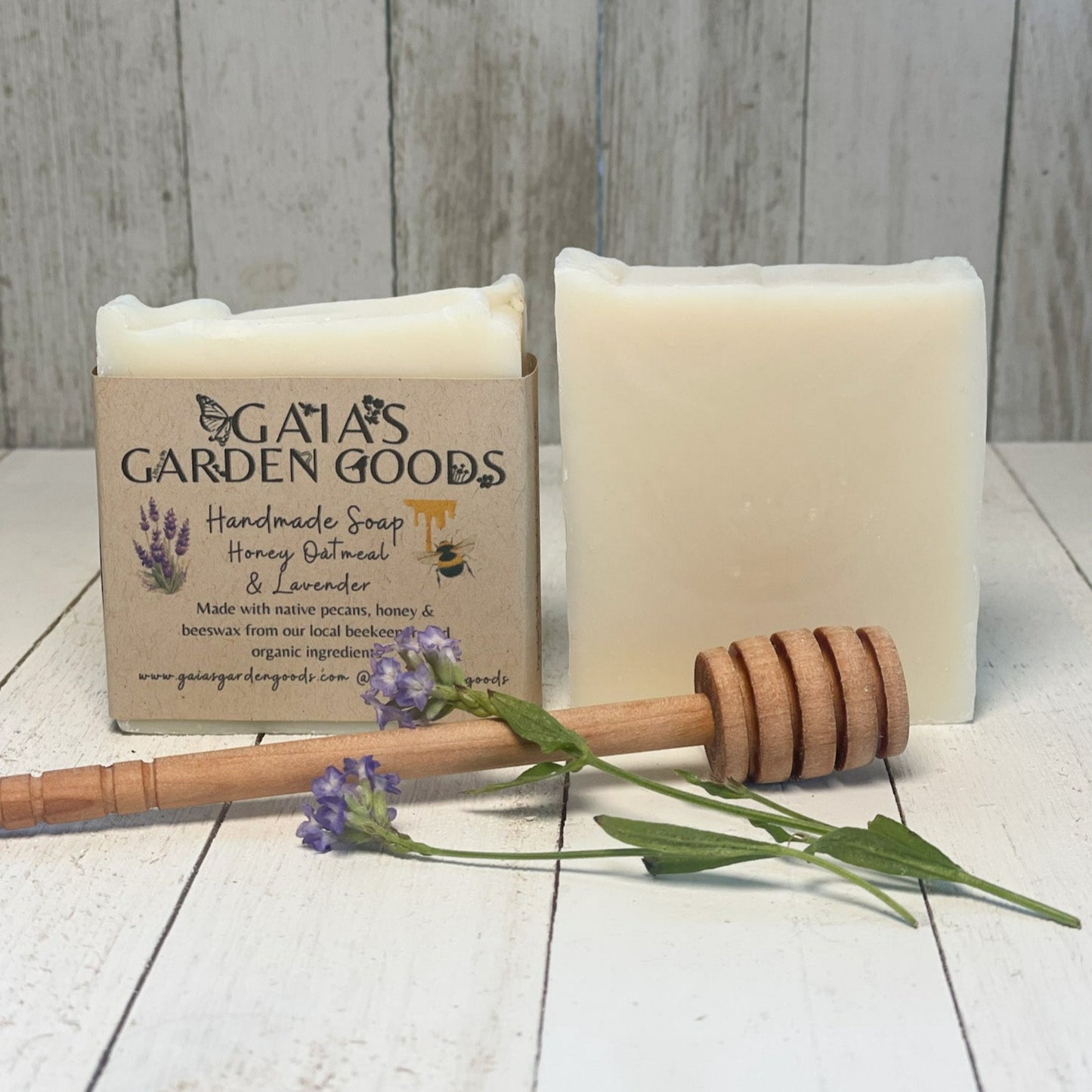 Honey Oatmeal & Lavender Handmade Soap