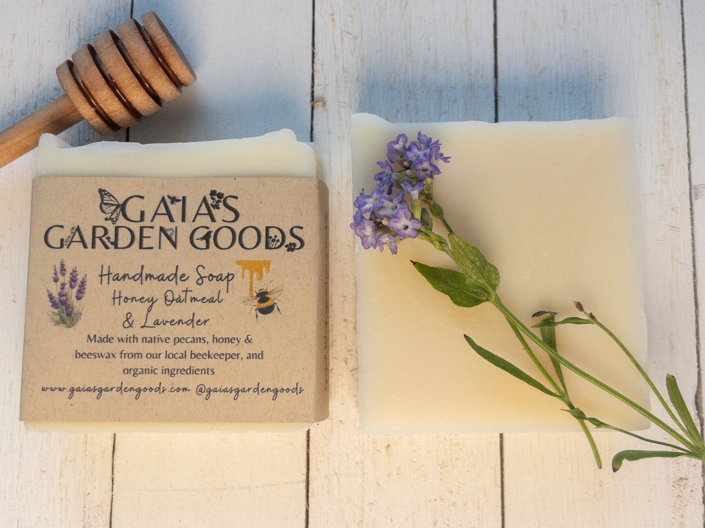 Honey Oatmeal & Lavender Handmade Soap